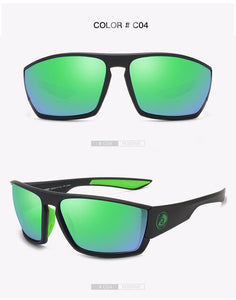 DUBERY Vintage Sunglasses Polarized Men's Sun Glasses For Men Driving Black Square Oculos Male 8 Colors Model 370