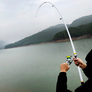 GHOTDA 2.1M -3.6M Carp Fishing Rod feeder Hard FRP Carbon Fiber Telescopic Fishing Rod fishing pole