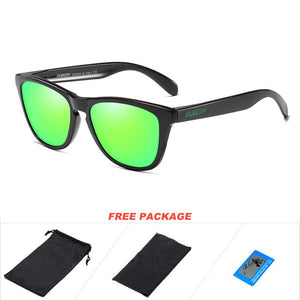 DUBERY Fashion Mirror Polarized Sunglasses Men Women Outdoor Casual Sun Glasses for Mens Driving Fishing Vintage Shades UV400