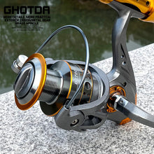 Load image into Gallery viewer, GHOTDA Fishing Reel Spinning 1000-7000 Series Metal Spool Spinning Wheel for Sea Fishing Carp Fishing