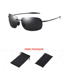 Load image into Gallery viewer, DUBERY Men Rimless Sunglasses Driving Shades Outdoor Sport Fishing Sun Glasses Ultralight  Frame Photochrome Sonnenbrille UV400