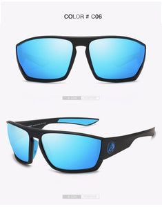 DUBERY Vintage Sunglasses Polarized Men's Sun Glasses For Men Driving Black Square Oculos Male 8 Colors Model 370