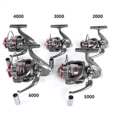 Load image into Gallery viewer, YUBOSHI Brand YO1000-6000 Spinning Reel 5.2:1 5-12KG Max Drag Metal Spool Metal Knob Spinning Fishing Reel Fishing Wheel