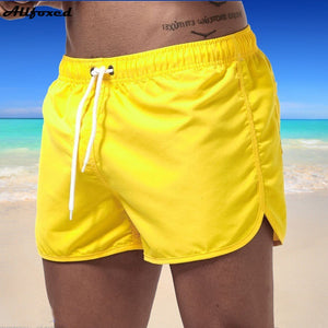 Shorts For Men Summer Men's Swimwear Shorts Brand Beachwear Sexy Swim Trunks Men Swimsuit Low Waist Breathable Beach Wear