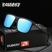 Load image into Gallery viewer, DUBERY Vintage Sunglasses Polarized Men&#39;s Sun Glasses For Men Driving Black Square Oculos Male 8 Colors Model 230
