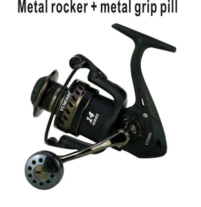 New all metal 14 bearing Fishing reel rocker arm/folding rocker arm wear-resistant spinning wheel fishing reel