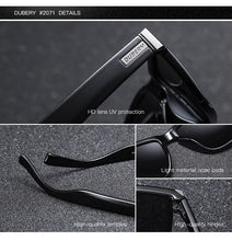 Load image into Gallery viewer, DUBERY Brand Design Polarized Sunglasses Men Driver Shades Male Vintage Sun Glasses For Men Spuare Mirror Summer UV400 Oculos