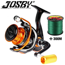 Load image into Gallery viewer, JOSBY NEW Fishing Reel Movement 1000~7000 Series 13 BB Accessories Metal Spool Spinning Wheel For Sea Saltwater Carp Pesca