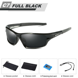DUBERY Outdoor Sport Sunglasses Men Polarized UV400 Mirror Shades Sun Glasses for Men Male Fishing Driving Mens Sunglasses