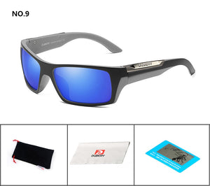 DUBERY Brand Men's Casual Sports Style Sunglasses Polarized Lens Change Vision Block Dazzling Glare UV400 Sunglasses D186