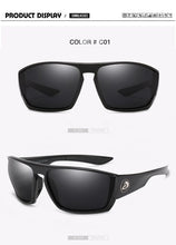 Load image into Gallery viewer, DUBERY Vintage Sunglasses Polarized Men&#39;s Sun Glasses For Men Driving Black Square Oculos Male 8 Colors Model 370