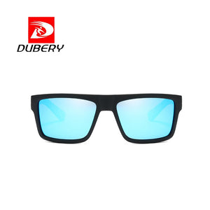 DUBERY Ultralight Frame Polarized Sunglasses Men Fashion New Sports Square Sun Glasses Male Outdoor UV Protection Goggles