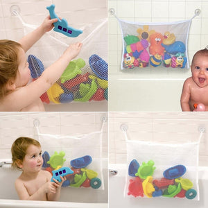 Baby Bathroom Mesh Bag For Bath Toys Bag Kids Basket Net Children&#39;s Games Network Toy Waterproof Cloth Sand Toys Beach Storage
