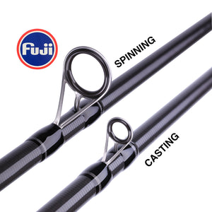 MIFINE MAXIMUS Fishing Rod 1.8m 2.1m 2.4m 2.7m 3.0m30T Carbon Spinning Baitcasting FUJI Guide Travel Rod 3-50g ML/M/MH