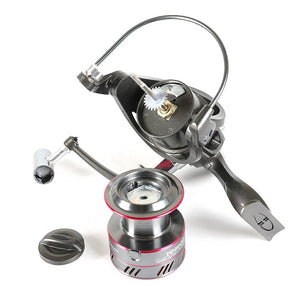 YUBOSHI Brand YO1000-6000 Spinning Reel 5.2:1 5-12KG Max Drag Metal Spool Metal Knob Spinning Fishing Reel Fishing Wheel