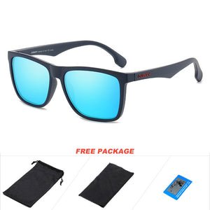 DUBERY Square Men's Summer UV Polarized Sunglasses Brand Designer Driving Driver Mirror Sunglass Male Shades For Men Oculos A1