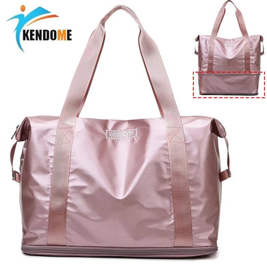 Yoga Fitness Gym Bags Women's Pink Sports Bolsos for Gym Swimming bag Dry Wet Travel Duffle 2021 Weekend Shoulder bag
