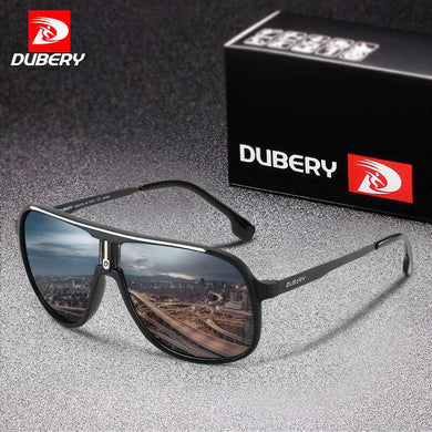 DUBERY Polarized Pilot Sunglasses for Men Classic Large Summer Driving Shades Male Sun Glasses UV400 Lens Outdoor Goggles Oculos