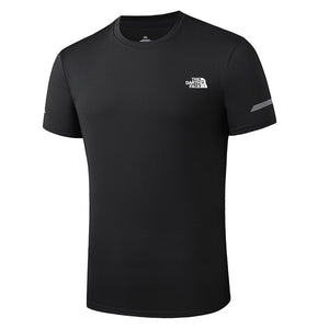 Summer Men Sport T Shirt Quick Drying Gym Shirt Running Breathable Shirt Short Sleeve T-shirt Workout Outdoor Fishing Tops