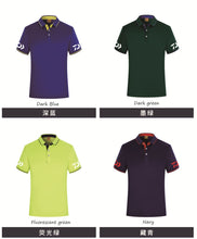 Load image into Gallery viewer, DAIWA Sport Polo Shirt Fishing T-shirt Fishing Shirt Anti-UV Quick Dry Outdoor Breathable Cycling Clothing Tees face neck
