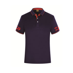 DAIWA Sport Polo Shirt Fishing T-shirt Fishing Shirt Anti-UV Quick Dry Outdoor Breathable Cycling Clothing Tees face neck