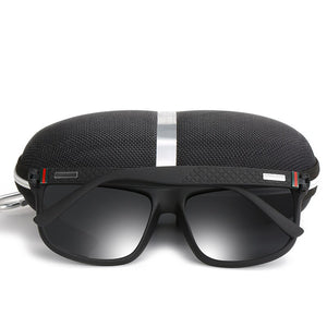 Unisex Fashion Polarized Sunglasses Man Women Mirror Plastic Square Shades UV400 Driving Sport Sun Glasses With Free Box