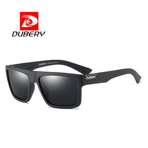 DUBERY Ultralight Frame Polarized Sunglasses Men Fashion New Sports Square Sun Glasses Male Outdoor UV Protection Goggles