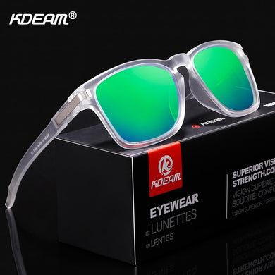 KDEAM Unisex-Fit Design Sunglasses Polarized Clean Look Resistant Sun Glasses Men Sport Shades lentes de sol