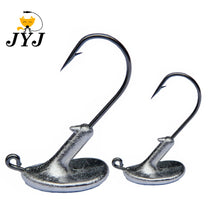 Load image into Gallery viewer, 10PCS/Lot 3.5g 5g 7g 10g 14g Tumbler Head Hook Jig Bait Fishing Hook For Soft Lure Fishing Tackle fishing tackle accessorie