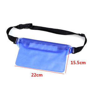 Waterproof Swimming Bag Ski Drift Diving Shoulder Waist Pack Bag Underwater Mobile Phone Bags Case Cover For Beach Boat Sports