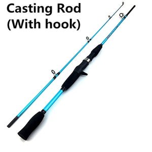 GHOTDA 1.5M 1.8M M Power Rod Casting Spinning Wt 3g-21g Ultra Light Boat Fishing Rod