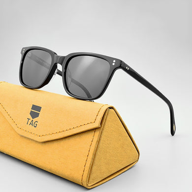 high quality square sunglasses 2019 TAG polarized sunglasses men V5031 black frame gafas sol hombre polarizadas uv400