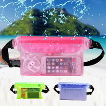 Load image into Gallery viewer, Waterproof Swimming Bag Ski Drift Diving Shoulder Waist Pack Bag Underwater Mobile Phone Bags Case Cover For Beach Boat Sports