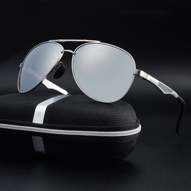 Aluminum Polarized Sunglasses Men aviation Sun Glases oculos aviador de sol masculino zonnebril mannen lunette soleil homme