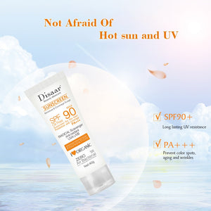 Body Whitening Sun Cream Sunscreen Facial Solar Blocker Moisturizing Refreshing Not Greasy Protector Solar SPF50/90 Skin Care
