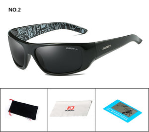 DUBERY Brand Design Men's Glasses Polarized Night Vision Sunglasses Men's Retro Male Sun Glass For Men UV400 Shades 1418