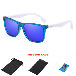 DUBERY Square Men's Summer UV Polarized Sunglasses Brand Designer Driving Driver Mirror Sunglass Male Shades For Men Oculos A1