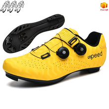 Load image into Gallery viewer, Cycling Shoes Men Road Bike Sneakers Discoloration Ultralight Outdoor Sports Self-Locking SPD Bicycle Shoes Zapatos Ciclismo