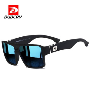 DUBERY Men Polarized Sunglasses Brand Vintage Square Driving Movement Sun Glasses Men Goggle Colorful Sun Glasses UV400