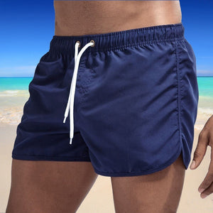 2022 Summer Men's Swimwear Shorts Brand Beachwear Sexy Swim Trunks Men Swimsuit Low Waist Breathable Beach Wear Surf