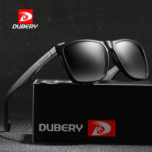 DUBERY Square Men's Summer UV Polarized Sunglasses Brand Designer Driving Driver Mirror Sunglass Male Shades For Men Oculos D150