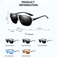 Load image into Gallery viewer, 2022 New Men Driving Sunglasses Metal Frame Men&#39;s Polarized Outdoor Glasses