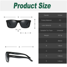 Load image into Gallery viewer, DUBERY New Square Polarized Sunglasses Men Fashion Green Mirror Shades Male UV Protection Driving Sport Sun Glasses for Men