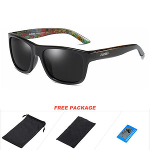 DUBERY New Square Polarized Sunglasses Men Fashion Green Mirror Shades Male UV Protection Driving Sport Sun Glasses for Men