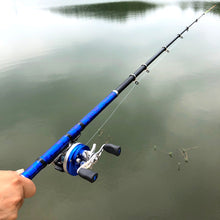 Load image into Gallery viewer, Portable High Carbon 3.0/2.7/2.4/2.1/1.8/1.5M Fishing Rod Spinning Telescopic Spinning Rod Ultralight Rock Fishing Rod