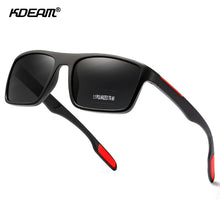 Load image into Gallery viewer, Rectangular TR90 Frame Polarized TAC 1.1mm Lens Ultra Light Sunglasses Men Women Sports Driving Eyewear Gafas de sol para hombre