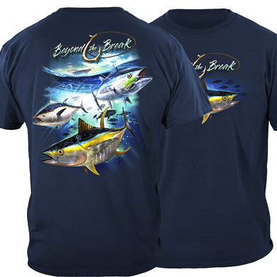 Tuna Time Off Shore Fishing T-Shirt Summer Cotton Short Sleeve O-Neck Men's T Shirt New S-3XL