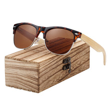 Load image into Gallery viewer, BARCUR Brand Bamboo Polarized Sunglasses Wood Sun Glasses Men Women UV400 Protection lentes de sol hombre