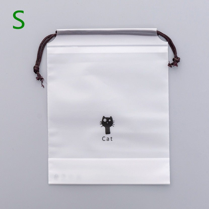 Drawstring Swimming Bags Transparent Beach Storage Bag Waterproof Dry Clothes Family Outdoor Travel Portable Accessories