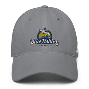 Blue Fishing Hat Cap Performance Golf
